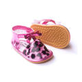 Außenhandel Rose Leopard Frühling Gummi Soled Baby Soft Bottom Sandalen